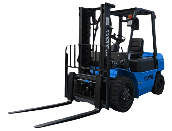 Blue Diesel forklift